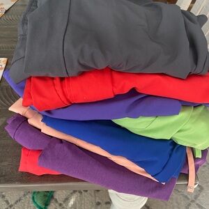 Scrub pants and tops